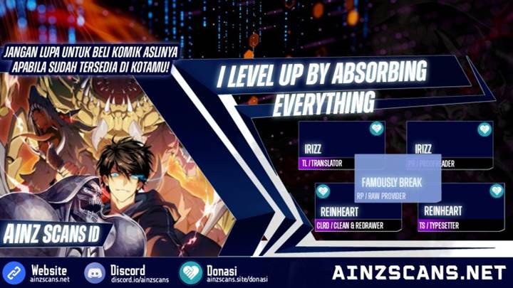 I Level Up By Absorbing Everything Chapter 29 End